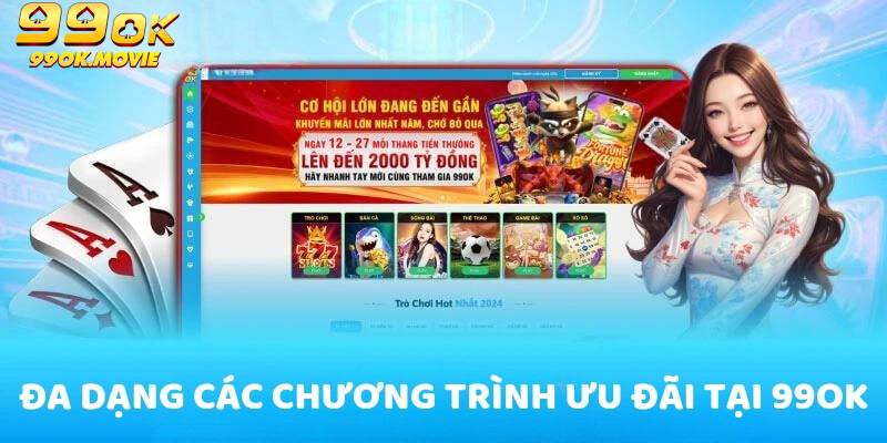 Giới thiệu các khuyến mãi chưa bao giờ hết HOT tại 99OK